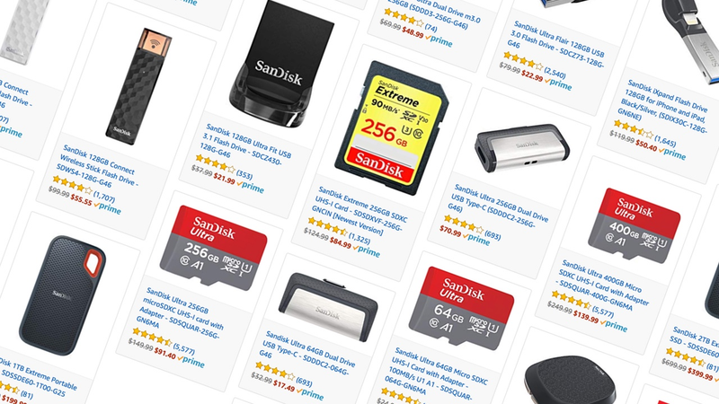 Rebajas de almacenamiento en SanDisk | AmazonGráfico: Shep McAllister